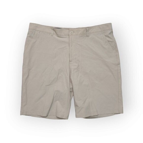 Johnnie O Wyatt Performance‎ Shorts Mens 40 Chino Stone - Picture 1 of 9